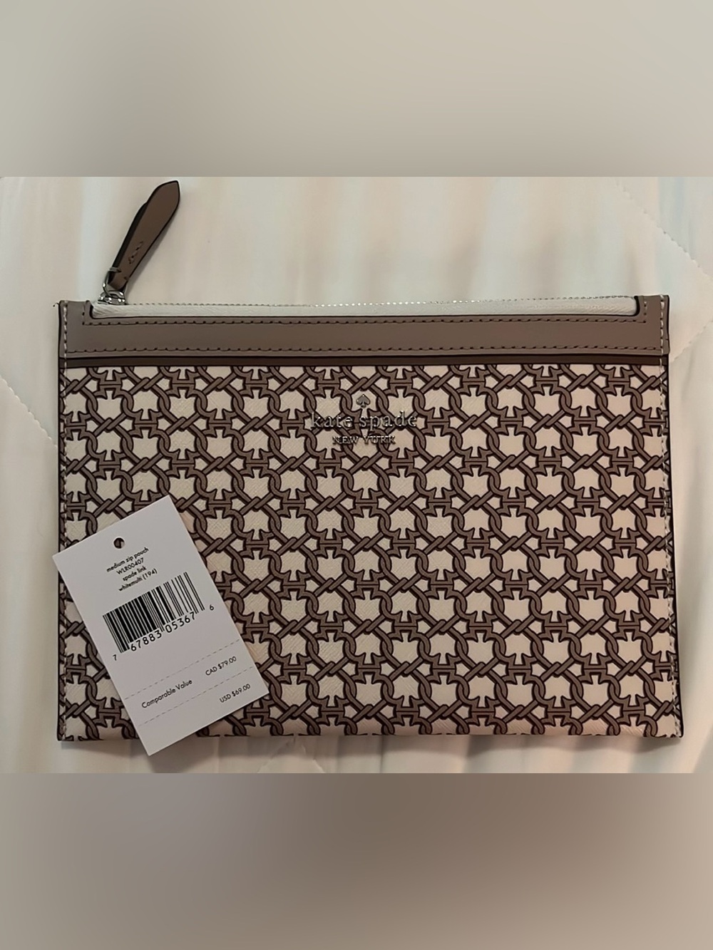 kate spade Spade Link Medium Zip Pouch